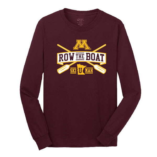 University of Minnesota Row the Boat Long Sleeve T Shirt